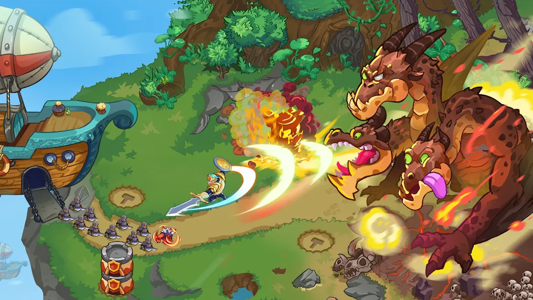 King of Defense 2: Epic TD (Кинг оф Дефенс 2) [МОД: Много монет, Открытые уровни и Мега MOD] Screenshot 3
