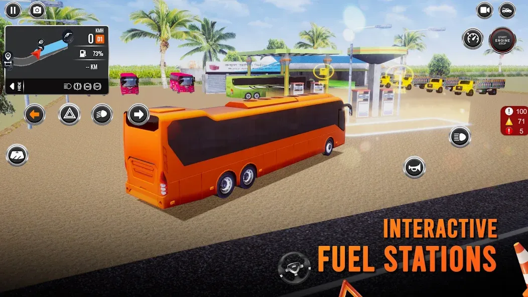 Bus Simulator Bangladesh (Бус Симулятор Бангладеш) [МОД: Деньги, Монеты и Меню MOD] Screenshot 5