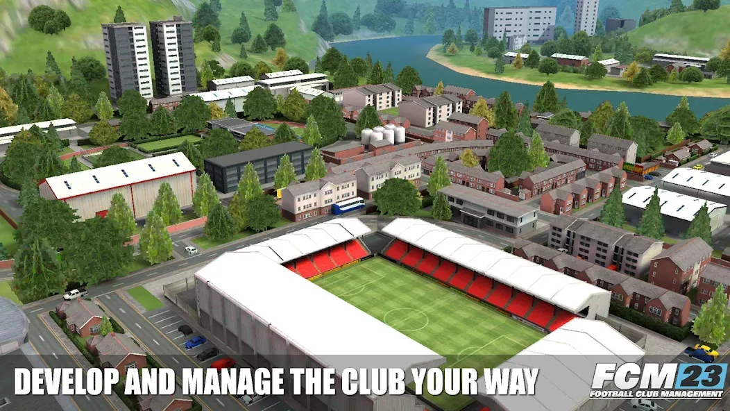 FCM23 Soccer Club Management (Футбольное клубное управление 2023) [МОД: Меню, Бесконечные монеты и Открытые уровни] Screenshot 2