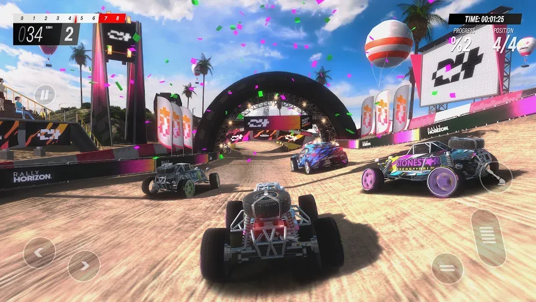 Rally Horizon (Ралли Хорайзон) [МОД: Бесконечные деньги, Монеты и Мега MOD] Screenshot 3