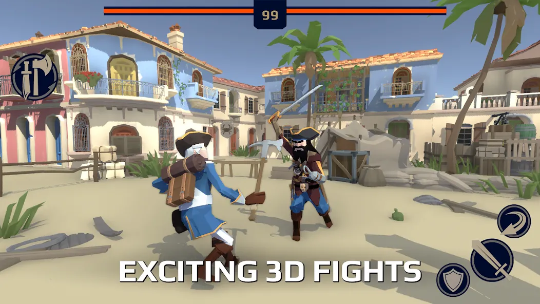 Slash Polygon: Medieval PVP (Слэш Полигон Онлайн ПВП арена) [МОД: Все открыто, Дополнительные деньги и Меню MOD] Screenshot 2
