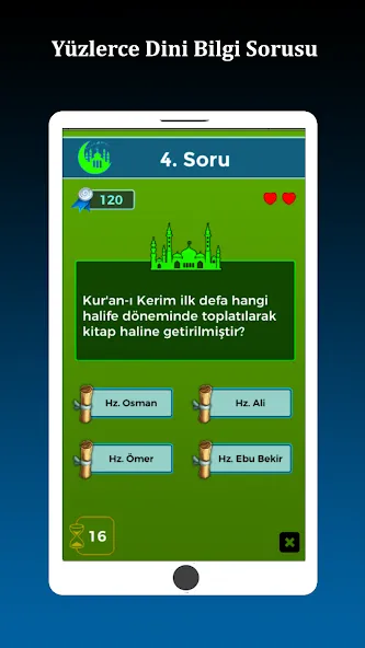 İslami Bilgi Yarışması [МОД: Много денег, Монет и Все открыто] Screenshot 2