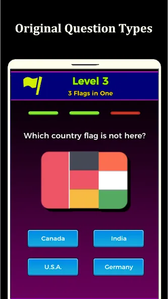 World Flags Quiz Game (Ворлд Флагс Квиз Гейм) [МОД: Много денег, Монет и Все открыто] Screenshot 1