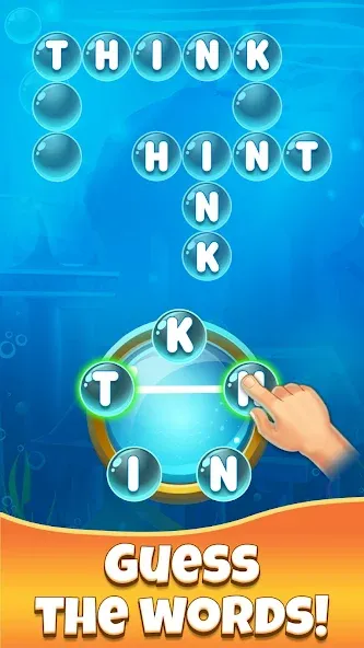 Gold for words: anagram games [МОД: Меню, Бесконечные монеты и Открытые уровни] Screenshot 1