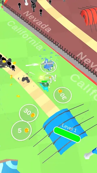 Fight For America: Country War (Файт фор Америка) [МОД: Деньги, Монеты и Меню MOD] Screenshot 2