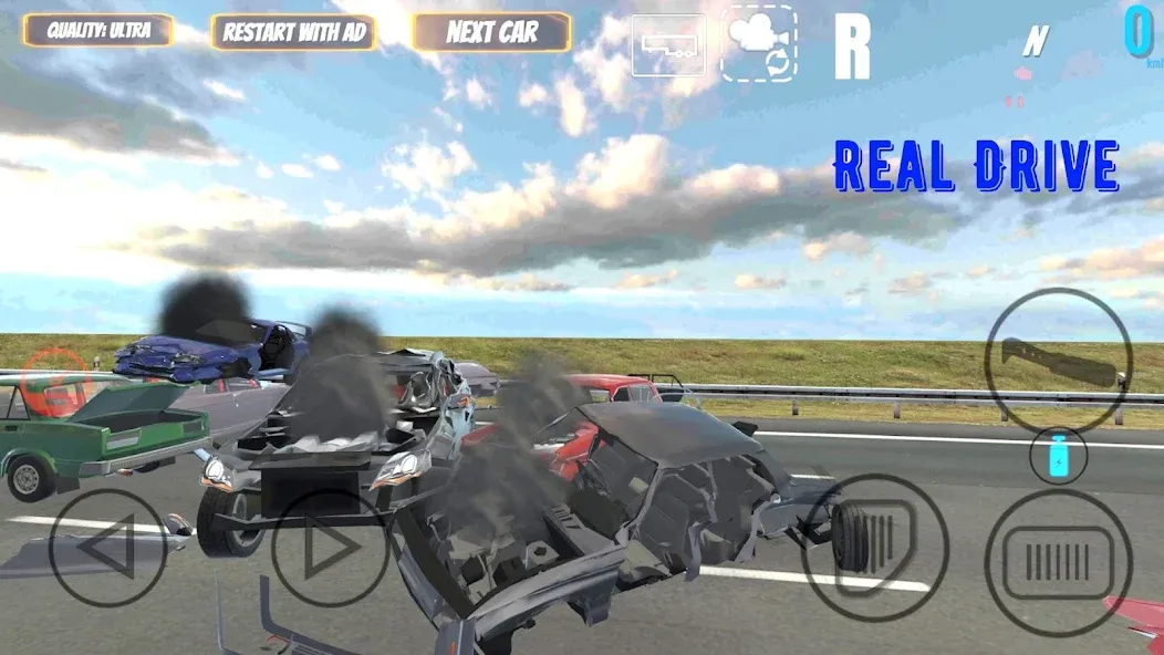 Real Drive (Риал Драйв) [МОД: Меню, Бесконечные монеты и Открытые уровни] Screenshot 4