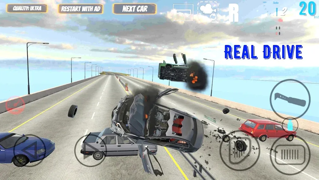 Real Drive (Риал Драйв) [МОД: Меню, Бесконечные монеты и Открытые уровни] Screenshot 5