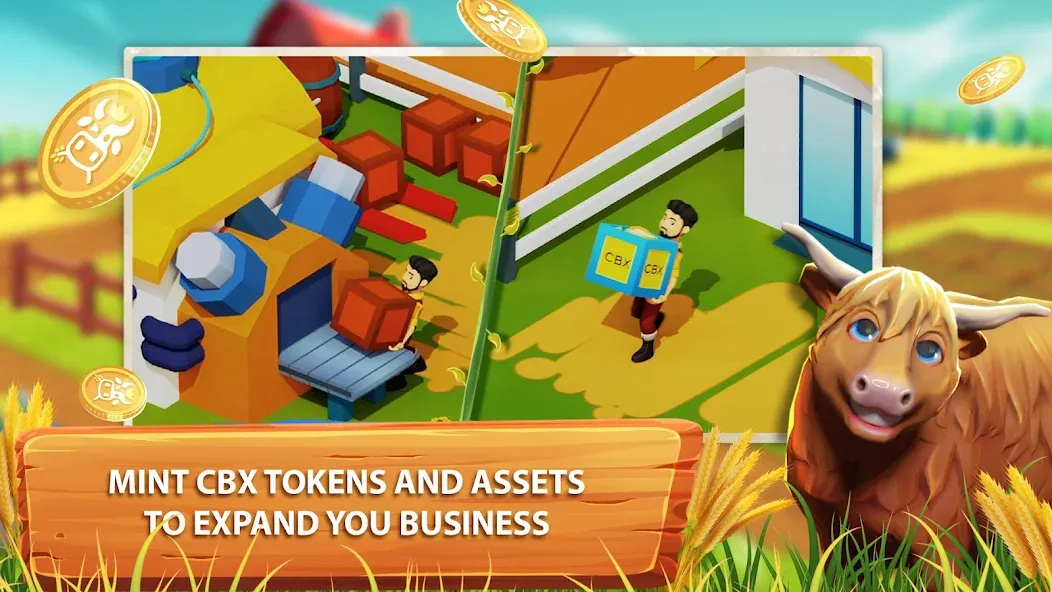 CropBytes: A Crypto Farm Game (КропБайтс) [МОД: Все открыто, Дополнительные деньги и Меню MOD] Screenshot 3