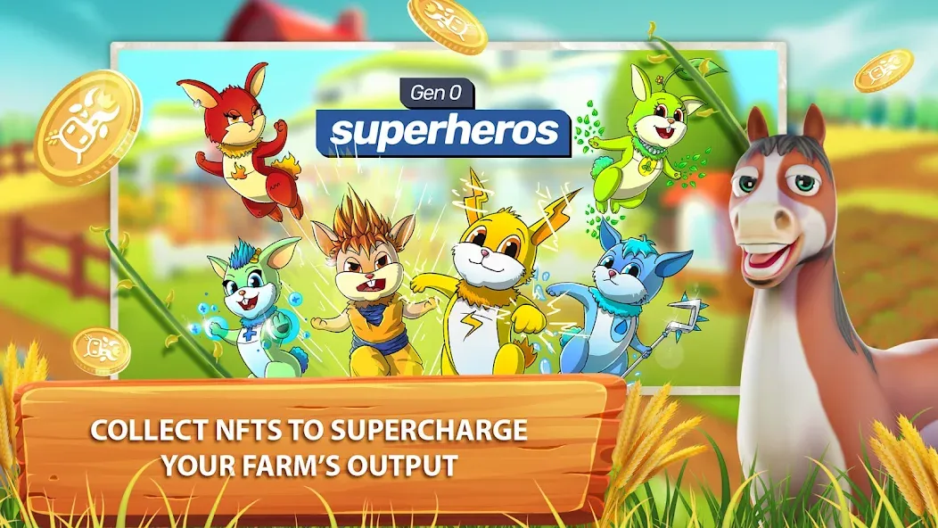 CropBytes: A Crypto Farm Game (КропБайтс) [МОД: Все открыто, Дополнительные деньги и Меню MOD] Screenshot 5