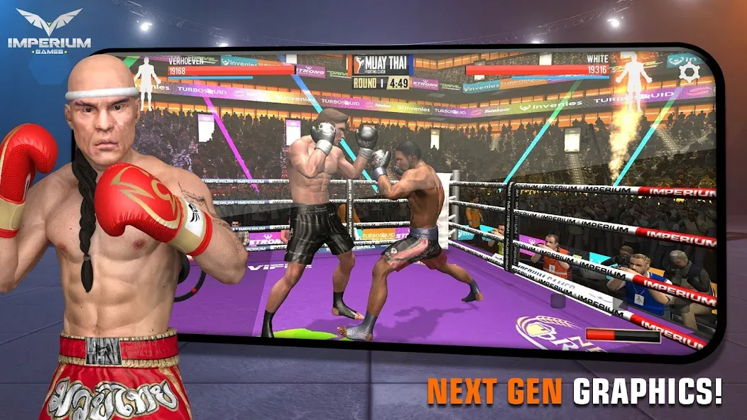 Muay Thai 2 - Fighting Clash (Муай Тай 2) [МОД: Деньги, Монеты и Меню MOD] Screenshot 1