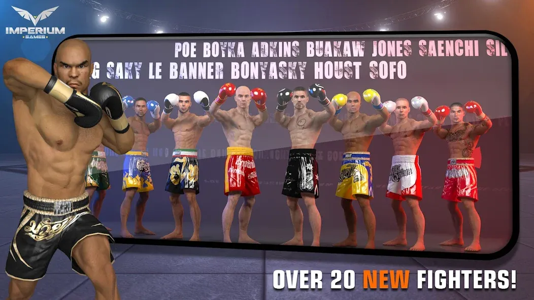 Muay Thai 2 - Fighting Clash (Муай Тай 2) [МОД: Деньги, Монеты и Меню MOD] Screenshot 3