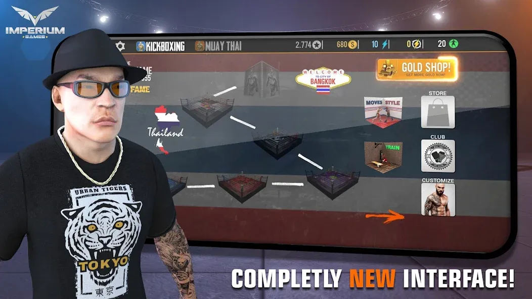 Muay Thai 2 - Fighting Clash (Муай Тай 2) [МОД: Деньги, Монеты и Меню MOD] Screenshot 4
