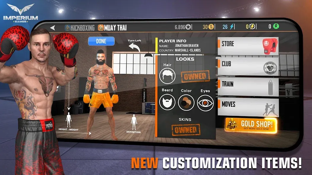 Muay Thai 2 - Fighting Clash (Муай Тай 2) [МОД: Деньги, Монеты и Меню MOD] Screenshot 5