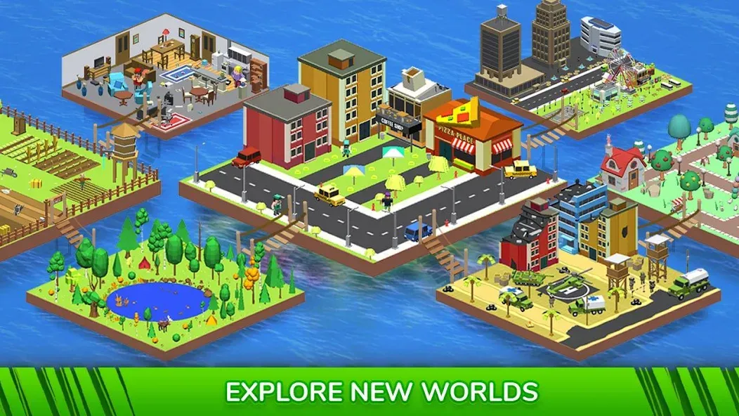 Holein eating games io offline [МОД: Много монет, Открытые уровни и Мега MOD] Screenshot 2