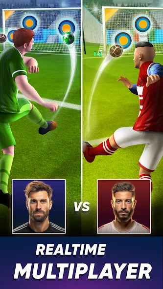 SOCCER Kicks - Stars Strike 24 (ФУТБОЛ Киксы) [МОД: Много монет, Открытые уровни и Мега MOD] Screenshot 1