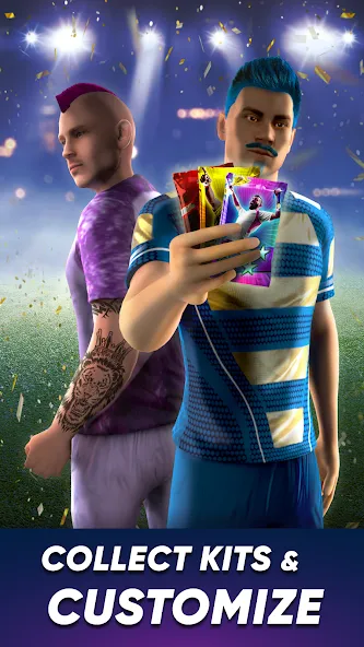 SOCCER Kicks - Stars Strike 24 (ФУТБОЛ Киксы) [МОД: Много монет, Открытые уровни и Мега MOD] Screenshot 3