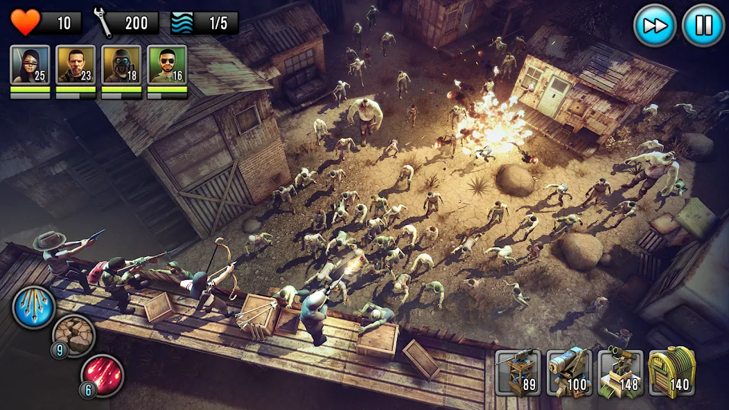 Last Hope TD - Tower Defense (Ласт Хоуп ТД) [МОД: Много денег, Монет и Все открыто] Screenshot 1