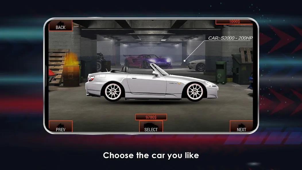 Japan Drag Racing (Драгрейсинг в Японии) [МОД: Бесконечные деньги, Монеты и Мега MOD] Screenshot 1