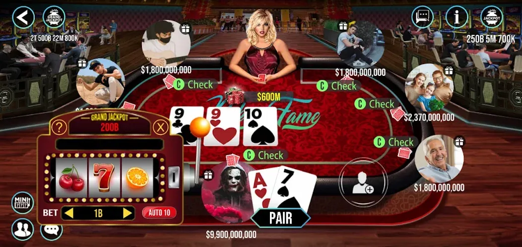 POKER FAME (ПОКЕР ФЕЙМ) [МОД: Много денег, Монет и Все открыто] Screenshot 3