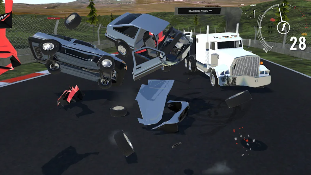 Destructive Car Race Generator (Деструктивный Генератор Гоночных Автомобилей) [МОД: Много денег, Монет и Все открыто] Screenshot 2
