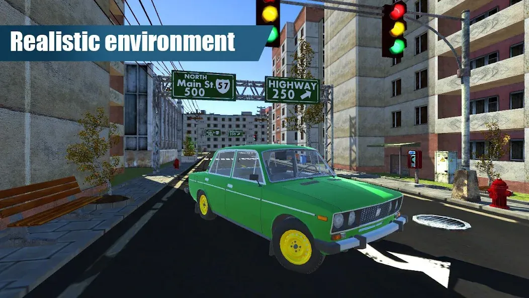 Russian Cars - USSR Version [МОД: Много монет, Открытые уровни и Мега MOD] Screenshot 1