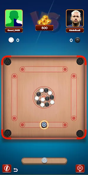 Carrom Board Clash : Pool game (Карром борд пул игра) [МОД: Бесконечные деньги, Монеты и Мега MOD] Screenshot 1