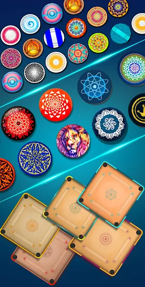 Carrom Board Clash : Pool game (Карром борд пул игра) [МОД: Бесконечные деньги, Монеты и Мега MOD] Screenshot 5