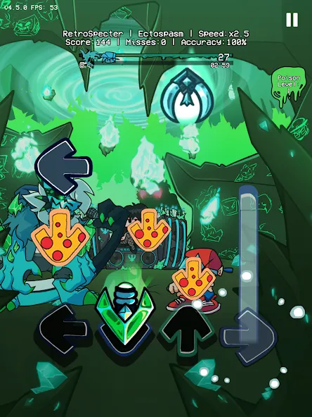 Beat Battle Official Remake [МОД: Меню, Бесконечные монеты и Открытые уровни] Screenshot 5