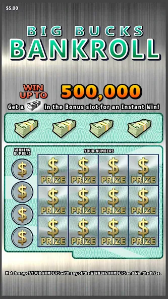 Scratch Off Lottery Casino (Скретч Офф Лотерейное Казино) [МОД: Все открыто, Дополнительные деньги и Меню MOD] Screenshot 1