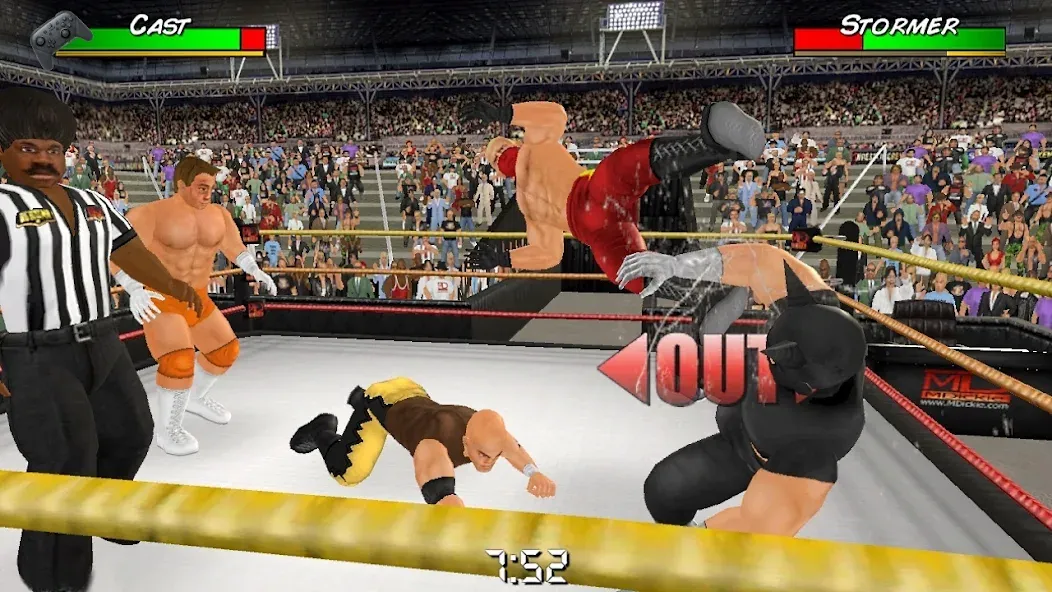 Wrestling Empire (Рестлинг Импайр) [МОД: Много монет, Открытые уровни и Мега MOD] Screenshot 1