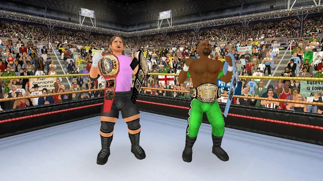 Wrestling Empire (Рестлинг Импайр) [МОД: Много монет, Открытые уровни и Мега MOD] Screenshot 4