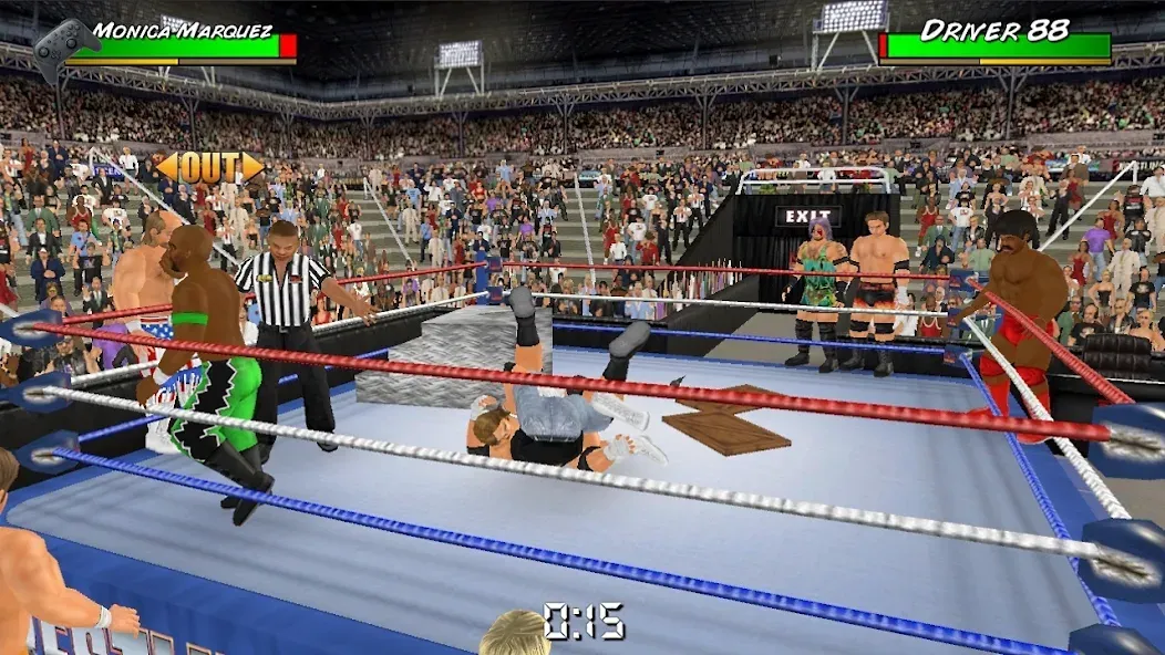 Wrestling Empire (Рестлинг Импайр) [МОД: Много монет, Открытые уровни и Мега MOD] Screenshot 5