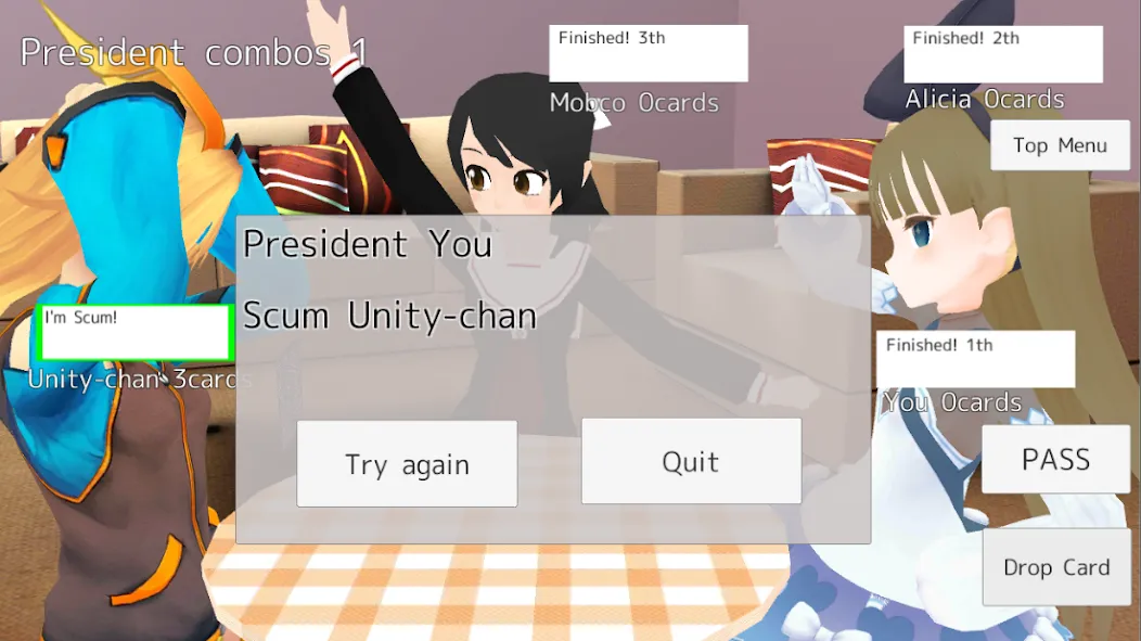 President Card Game (Президент карточная игра) [МОД: Деньги, Монеты и Меню MOD] Screenshot 5