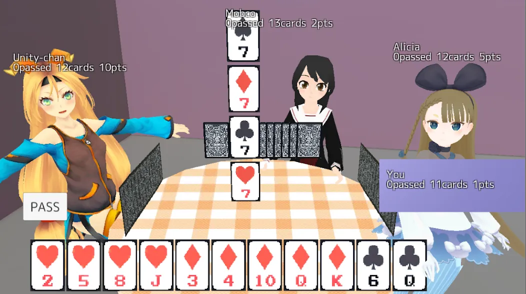 Sevens card game (Севенс карточная игра) [МОД: Все открыто, Дополнительные деньги и Меню MOD] Screenshot 2