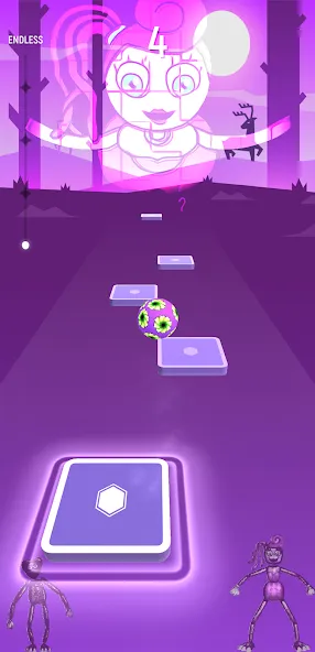 Mommy 3D Music Tiles Hop Game (Мамочка 3D Музыкальная Игра По Прогулкам Плитки) [МОД: Меню, Бесконечные монеты и Открытые уровни] Screenshot 5