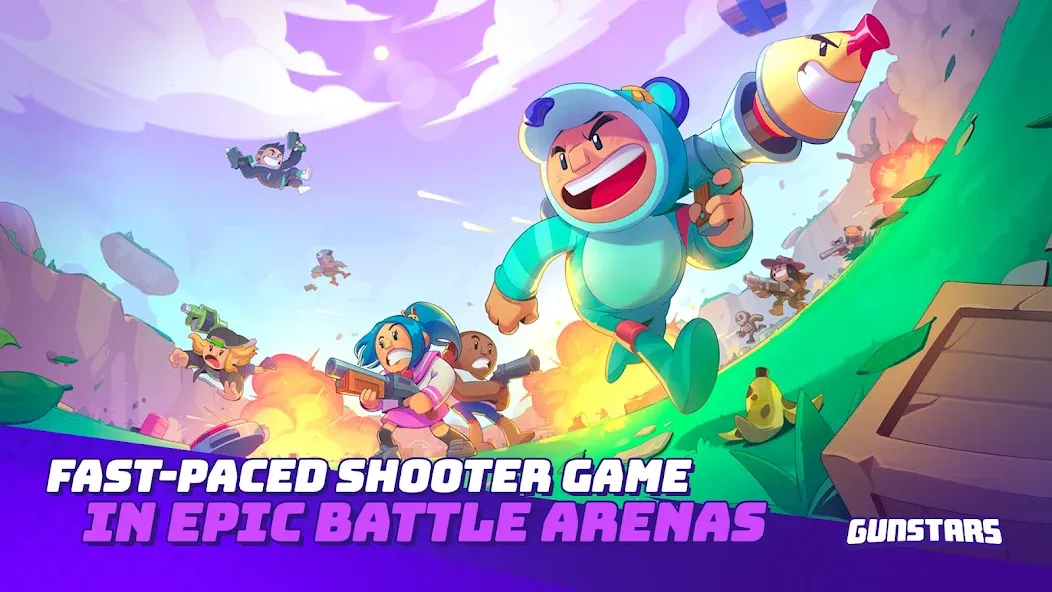Gunstars - Battle Arena (Ганстарс) [МОД: Деньги, Монеты и Меню MOD] Screenshot 1