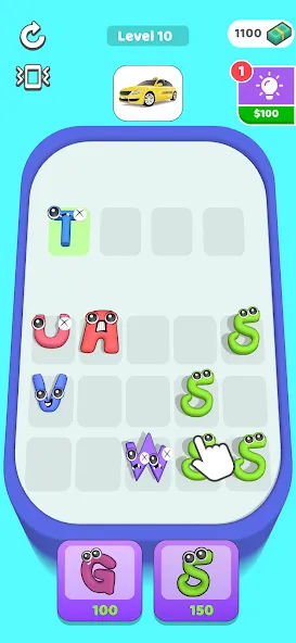 ABC Merge (ЭйБиСи Мердж) [МОД: Бесконечные деньги, Монеты и Мега MOD] Screenshot 2