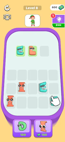 ABC Merge (ЭйБиСи Мердж) [МОД: Бесконечные деньги, Монеты и Мега MOD] Screenshot 4