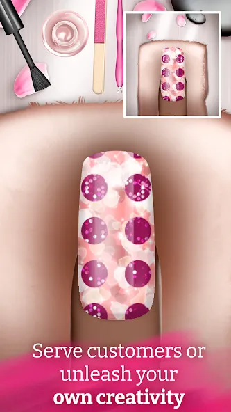Nail Art Fashion Salon Game [МОД: Много монет, Открытые уровни и Мега MOD] Screenshot 3