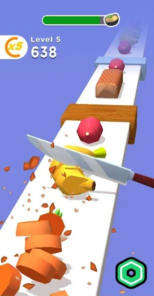 Super Slices Robux Roblominer (упер Слайсес Робукс Робломайнер) [МОД: Бесконечные деньги, Монеты и Мега MOD] Screenshot 3
