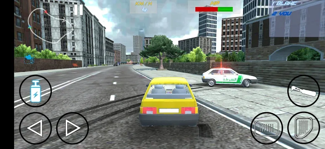 Police Car Chase [МОД: Меню, Бесконечные монеты и Открытые уровни] Screenshot 4
