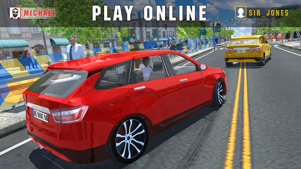 Russian Cars: VestaSW [МОД: Бесконечные деньги, Монеты и Мега MOD] Screenshot 3
