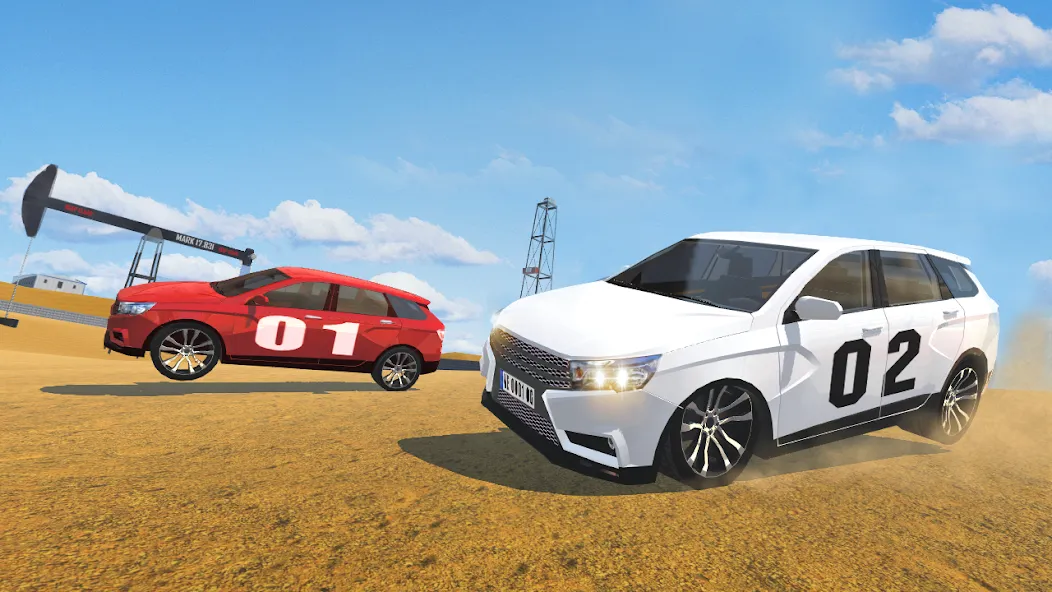 Russian Cars: VestaSW [МОД: Бесконечные деньги, Монеты и Мега MOD] Screenshot 5