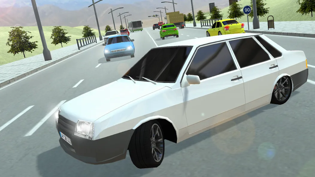 Russian Cars: 99 and 9 in City [МОД: Деньги, Монеты и Меню MOD] Screenshot 3
