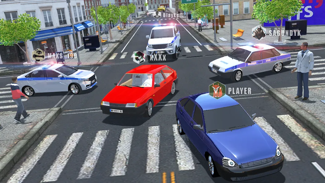 Russian Cars Simulator [МОД: Много монет, Открытые уровни и Мега MOD] Screenshot 1