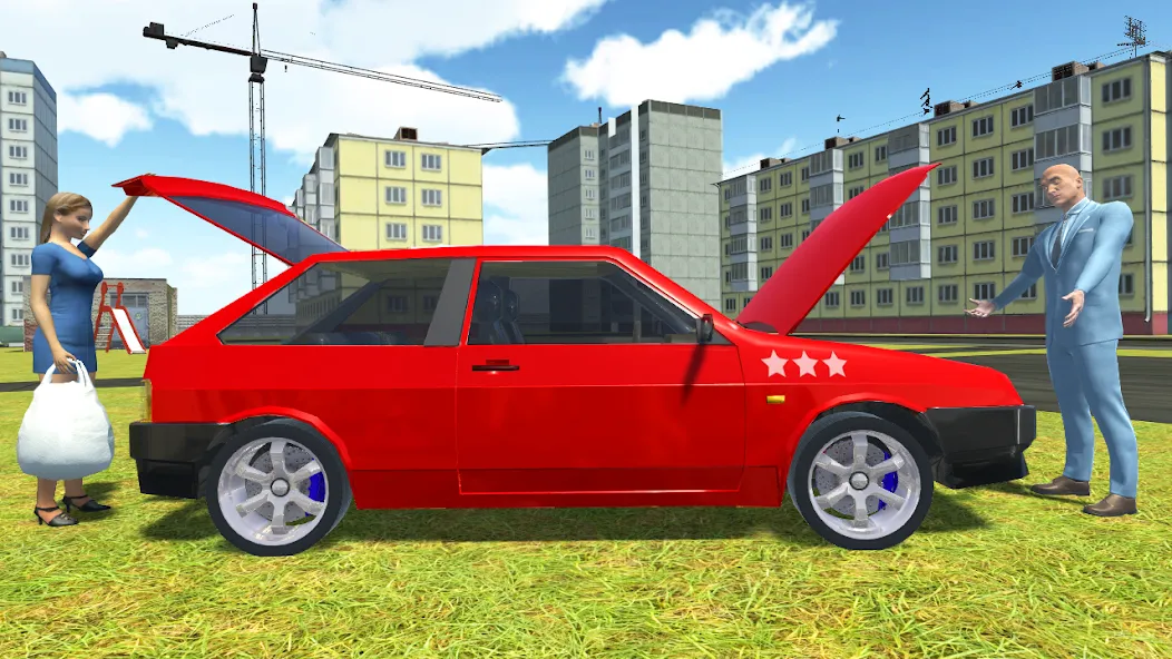 Russian Cars Simulator [МОД: Много монет, Открытые уровни и Мега MOD] Screenshot 3
