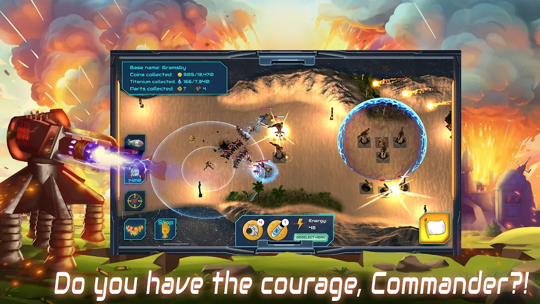 Boulder Base: Defense Strategy (Боулдер Бейс) [МОД: Много денег, Монет и Все открыто] Screenshot 4