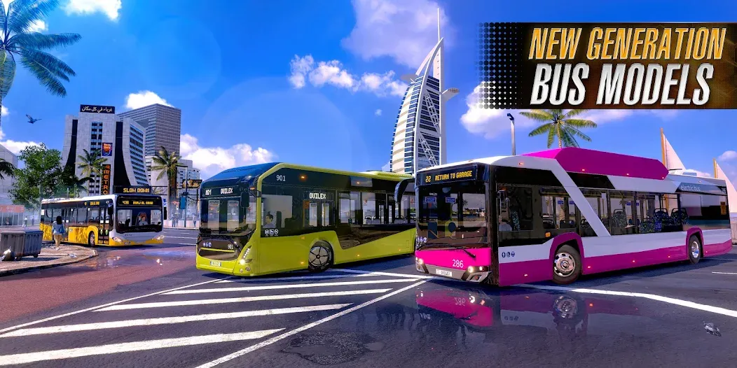 Bus Simulator 2023 (Бус Симулятор 2023) [МОД: Много денег, Монет и Все открыто] Screenshot 1