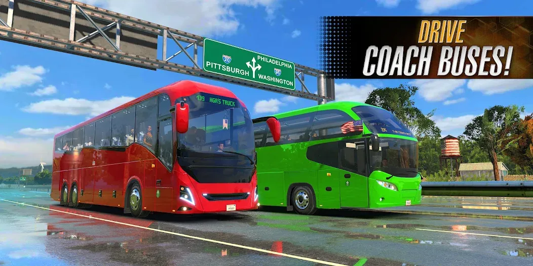 Bus Simulator 2023 (Бус Симулятор 2023) [МОД: Много денег, Монет и Все открыто] Screenshot 3