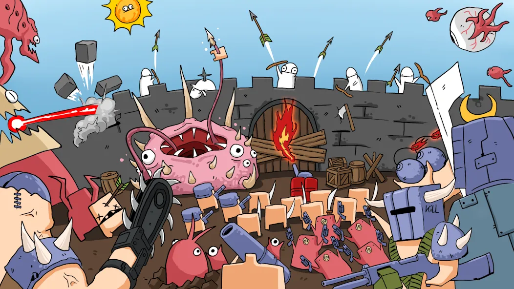 Arrow War [МОД: Все открыто, Дополнительные деньги и Меню MOD] Screenshot 1